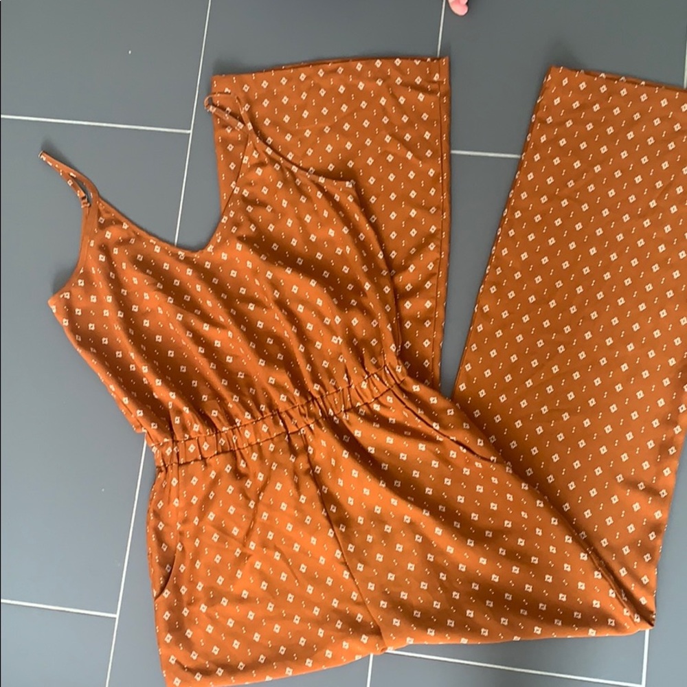 Allison Joy Rust Jumpsuit